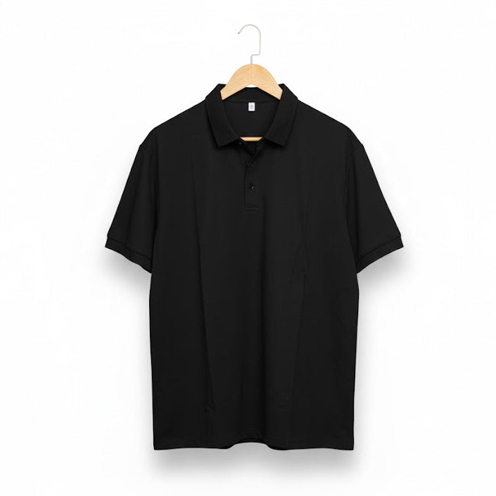 Men's Black Half Sleeve T-shirt T6629