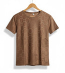 Men's T-shirt has a bold, high-fashion look with the monogram  B-2588 - TUZZUT Qatar Online Shopping