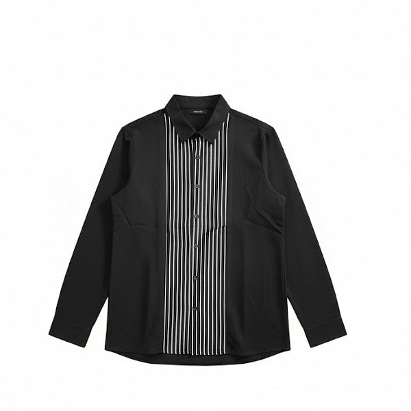 Men's Black sharp-looking shirt  9895421 - TUZZUT Qatar Online Shopping