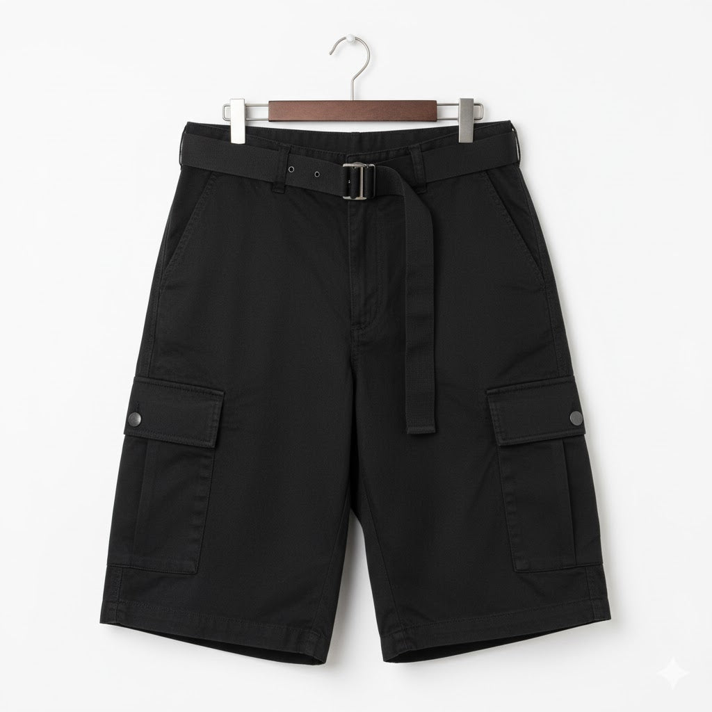 Men's Longline Bermuda Shorts with Side Flap Pockets S791002 Men's Longline Bermuda Shorts with Side Flap Pockets S791002