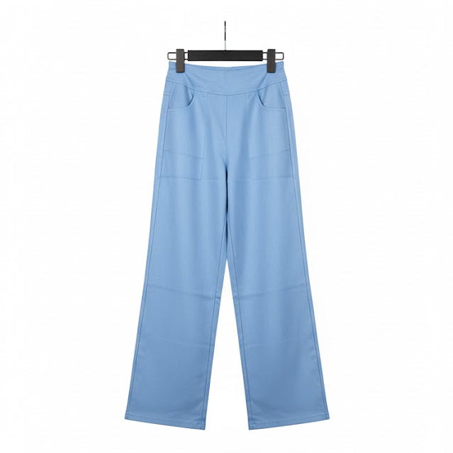 Women's soft wide leg trousers  flowy Pyjama  B-399778 - TUZZUT Qatar Online Shopping