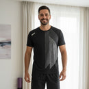 Men's black running/sport T-shirt T8288 - TUZZUT Qatar Online Shopping