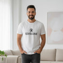 Men's white crew-neck T-shirt with a logo 12047555 - TUZZUT Qatar Online Shopping