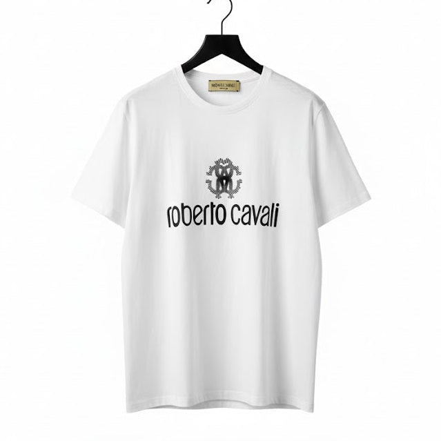 Men's white crew-neck T-shirt with a logo 12047555 Men's white crew-neck T-shirt with a logo 12047555