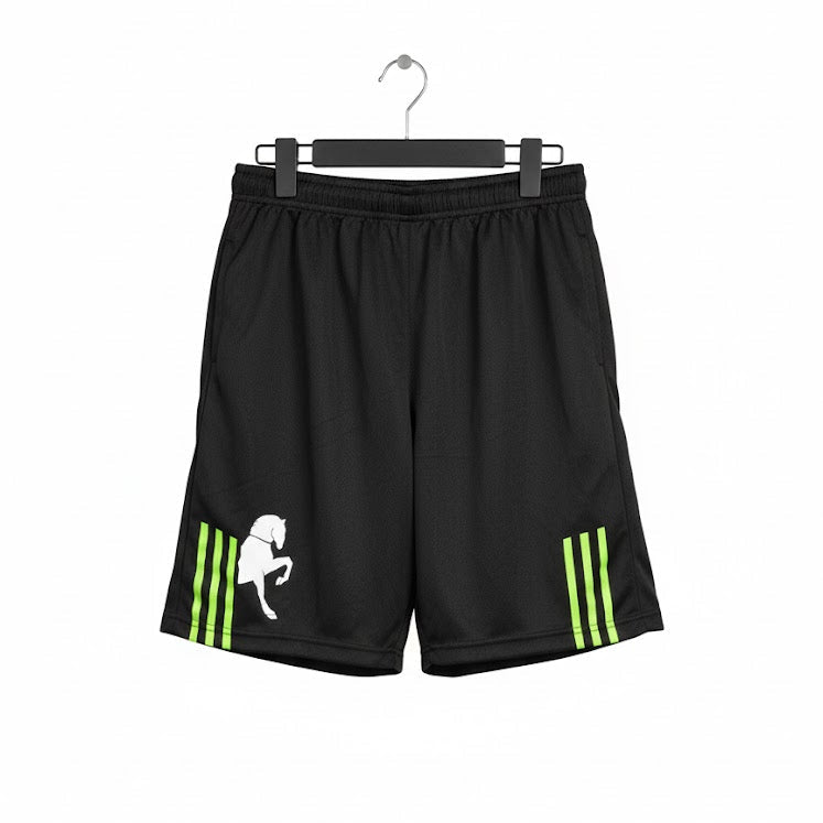 Men's Black & Volt Running/Gym Shorts S5280041 - TUZZUT Qatar Online Shopping