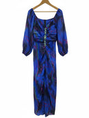 Women’s Embellished Rouching Gown B-8682 - TUZZUT Qatar Online Shopping