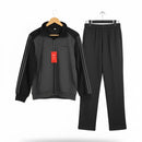 Men's Black and Grey Training Set Tracksuit S31166462 - TUZZUT Qatar Online Shopping