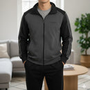 Men's Black and Grey Training Set Tracksuit S31166462 - TUZZUT Qatar Online Shopping