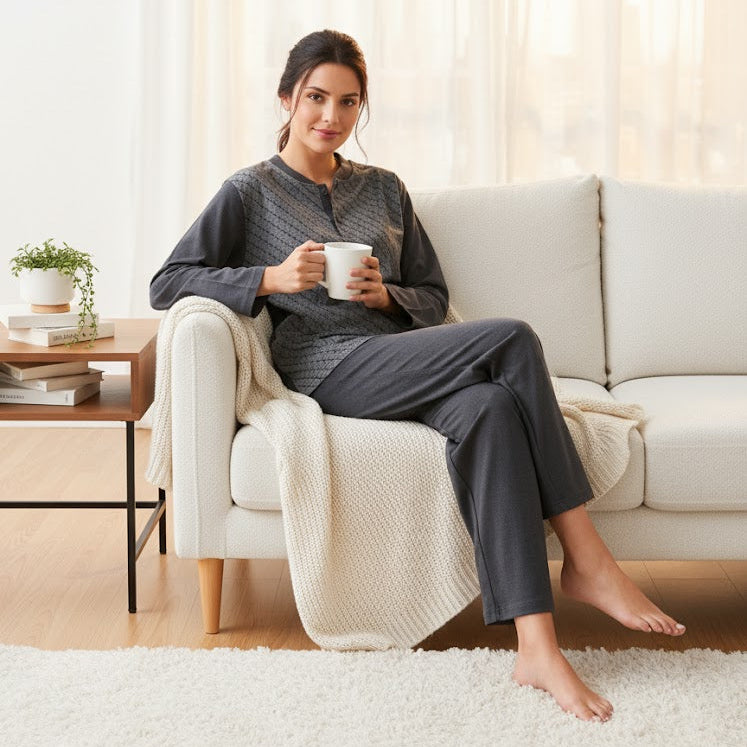 Women's Soft-Touch Sleep & Lounge Wear Set B-1473600 Women's Soft-Touch Sleep & Lounge Wear Set B-1473600