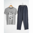 Mens New 2pc Half Sleeve T-Shirt Pants Sets 4784100 - TUZZUT Qatar Online Shopping