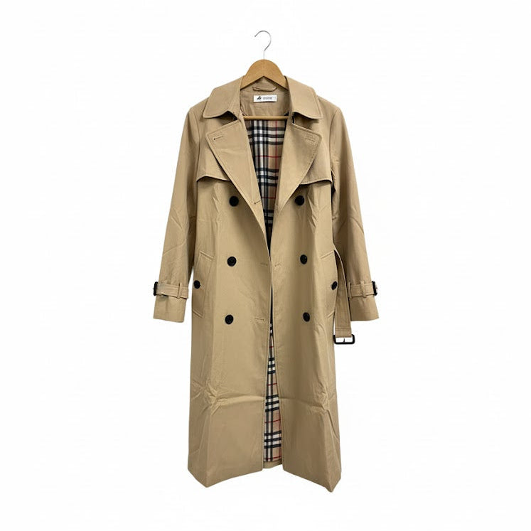 Women's Classic Heritage Trench Winter Coat B-329350 - TUZZUT Qatar Online Shopping