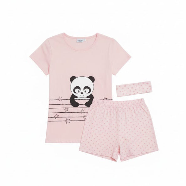 Women's Sleepwear  Sweet Dreams Panda Short Set W789 - TUZZUT Qatar Online Shopping