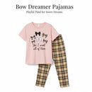 Women's Short-Sleeve Tee and Cropped Pants W711 - TUZZUT Qatar Online Shopping