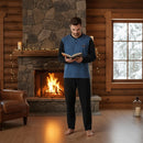 Mens soft, breathable, long-sleeve T-shirt with a stylish Henley neck and button placket 300470 - TUZZUT Qatar Online Shopping