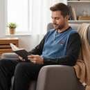 Mens soft, breathable, long-sleeve T-shirt with a stylish Henley neck and button placket 300470 - TUZZUT Qatar Online Shopping