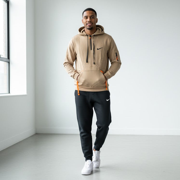 Mens Sports Nike Tech Fleece-style tracksuit S1004787 - TUZZUT Qatar Online Shopping