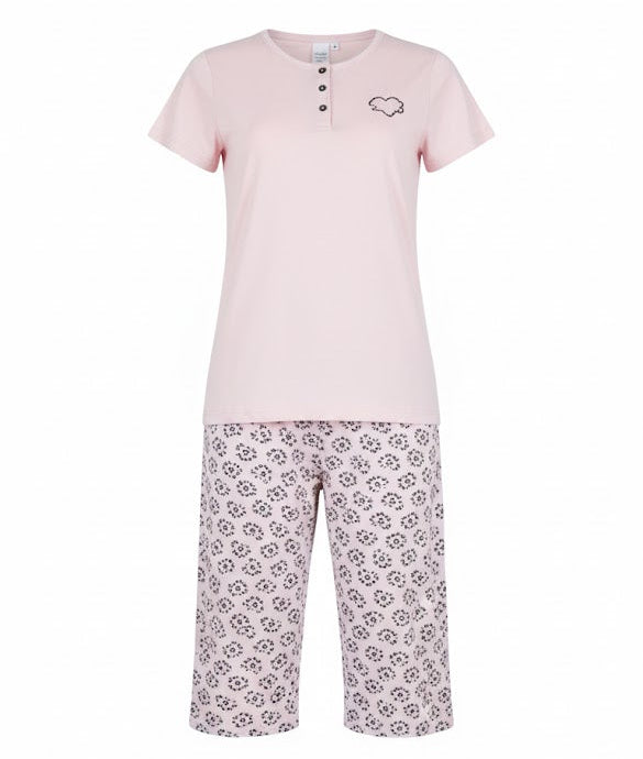 Women's charming two-piece pajama set W544 - TUZZUT Qatar Online Shopping