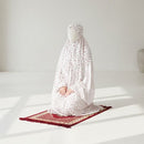 Women's Prayer Dress Floral Printed Hijab Isdal Asdal DN-70288 - TUZZUT Qatar Online Shopping