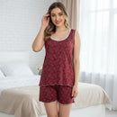 Women's peaceful sleep stunning two-piece set W410 - TUZZUT Qatar Online Shopping