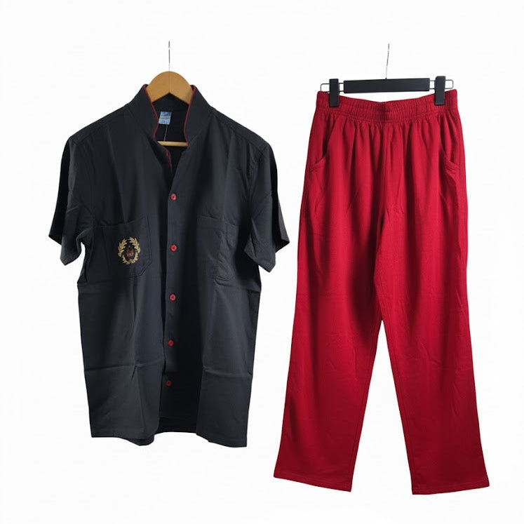 Men's Shirt & Trousers Combo S0077840 - TUZZUT Qatar Online Shopping