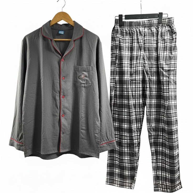 Men's smooth long-sleeve top pairs S5501004 - TUZZUT Qatar Online Shopping