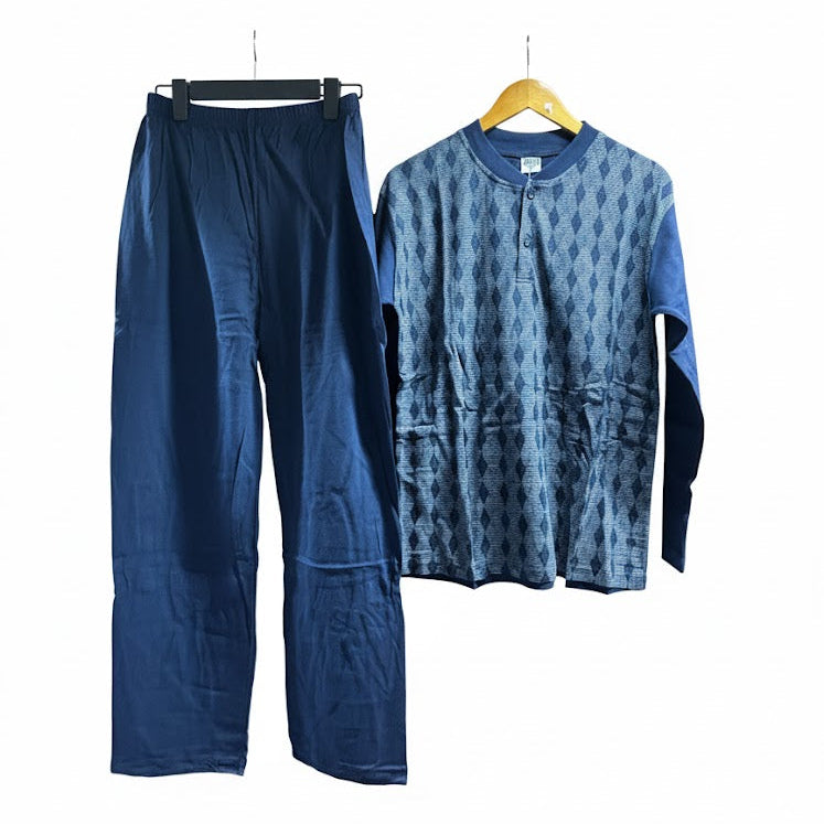 Men's Stylish Long-Sleeve Lounge Set S7714700 - TUZZUT Qatar Online Shopping