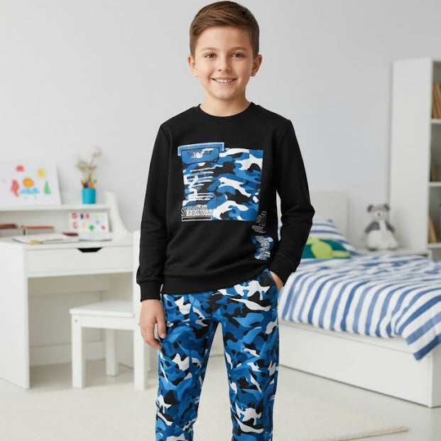 Kid's Boy Kid's Graphic Track Suit 7-8Y 118008 - TUZZUT Qatar Online Shopping