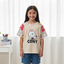 Women's Fun Character Print Raglan Top S852901 - TUZZUT Qatar Online Shopping