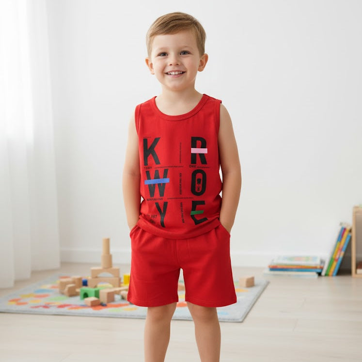 Kids two-piece outfit perfect for a toddler boy's 2050777 - TUZZUT Qatar Online Shopping
