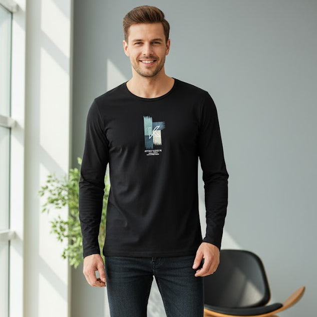 Men's Mountain Graphic Long-Sleeve T-shirt 1557001 Men's Mountain Graphic Long-Sleeve T-shirt 1557001