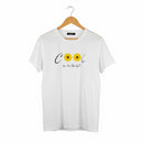 Women's Sunflower Graphic White T-Shirt 200366 - TUZZUT Qatar Online Shopping