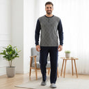 Mens Stylish Sleep & Lounge Two-Piece Set S3984346 W3001 - TUZZUT Qatar Online Shopping