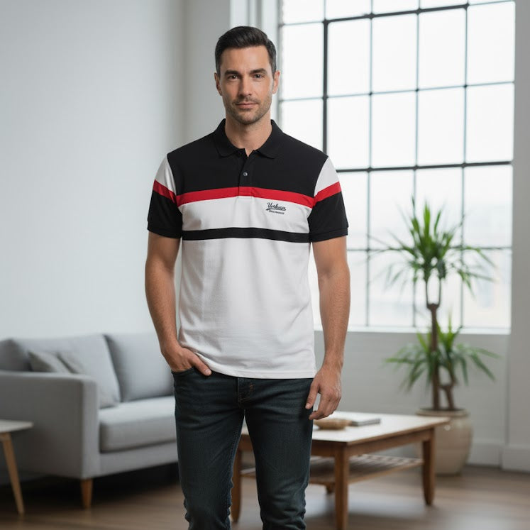 Men's navy blue long-sleeve pajama/lounge set 780110 - TUZZUT Qatar Online Shopping