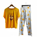 Women's adorable two-piece Hunny Heaven Pajama Set 5010023 - TUZZUT Qatar Online Shopping