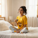 Women's adorable two-piece Hunny Heaven Pajama Set 5010023 - TUZZUT Qatar Online Shopping