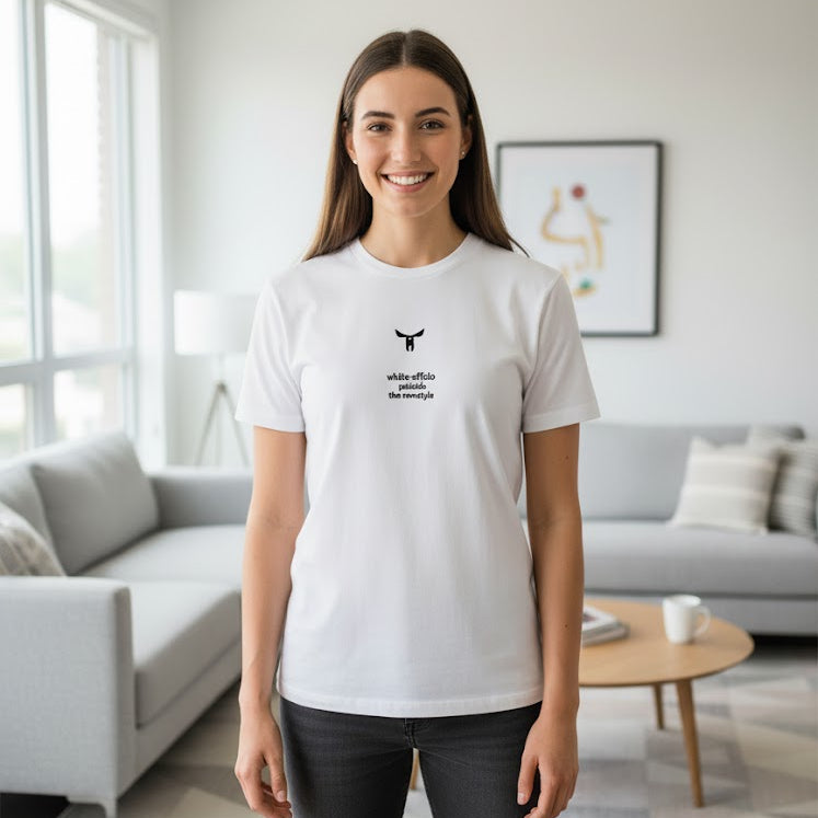 Women's New Stylish white T-shirt 9002144