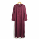 Women's lovely maroon/burgundy dress 4660078 - TUZZUT Qatar Online Shopping