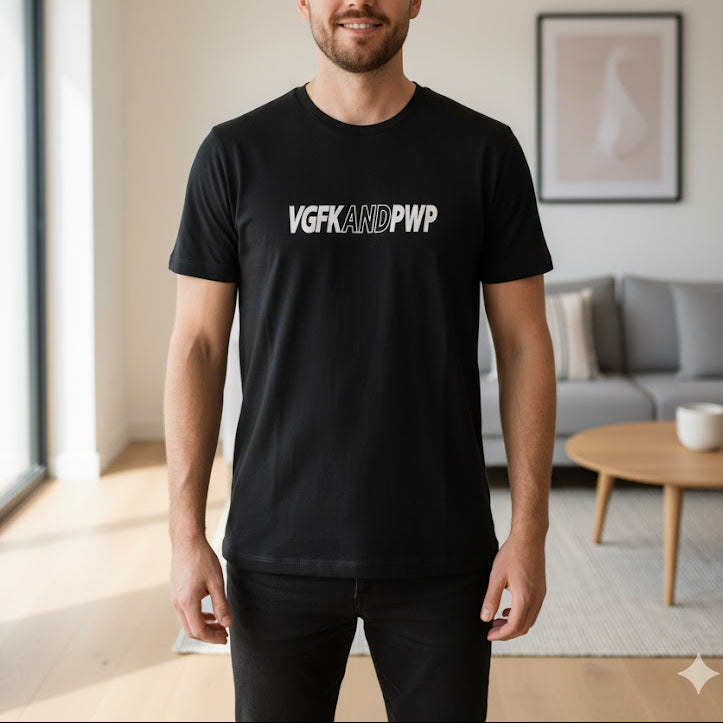 Men's plain black T-shirt 2344000 Men's plain black T-shirt 2344000