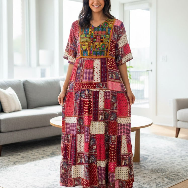 Women's Dreamer Maxi Dress 5002970 - TUZZUT Qatar Online Shopping