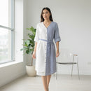 Women's Striped & Solid Shirtdress 788890 - TUZZUT Qatar Online Shopping