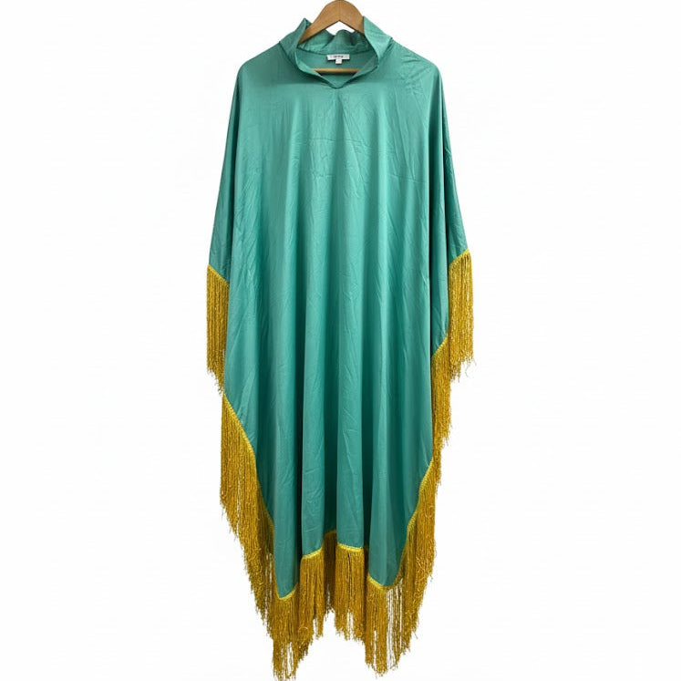 Women's Golden Era Caftan Luxury Fringe & Flowing Style S8500479 Women's Golden Era Caftan Luxury Fringe & Flowing Style S8500479