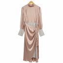 Women's Luxe Sequin-Detail Wrap Dress S7491819 - TUZZUT Qatar Online Shopping