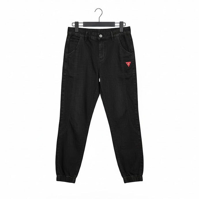 Mens New Fashion Essential Black Joggers B2227001 Mens New Fashion Essential Black Joggers B2227001