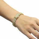 Bust Down Cuban Link Bracelet LB77 - TUZZUT Qatar Online Shopping