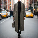 Women's Oversized lightweight trench coat S5031353 - TUZZUT Qatar Online Shopping