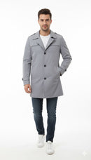 Unique Single Breasted Trench Coat 7006576 - TUZZUT Qatar Online Shopping