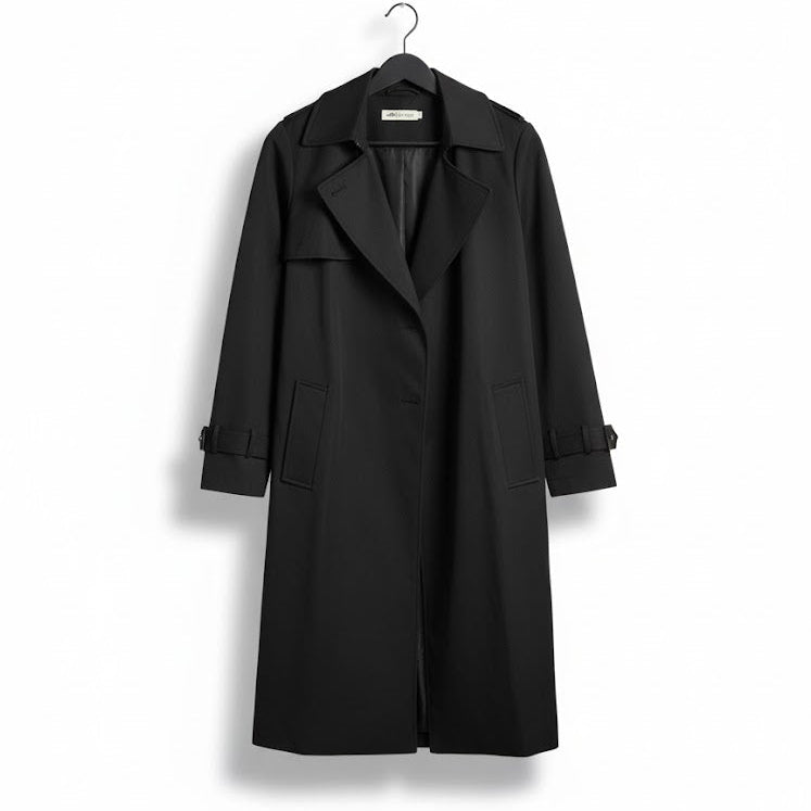 Women's Classic Trench Modern Edge Winter Coat 652950 - TUZZUT Qatar Online Shopping