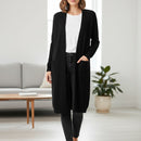 Women's Long Winter Black Knite Coat  0145469 - TUZZUT Qatar Online Shopping