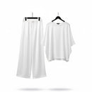 Women's 2pc Ultimate White Lounge Set 572860 - TUZZUT Qatar Online Shopping