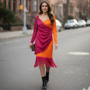 Womens Electra Dress Bold Hues Dynamic Style S4705984 - TUZZUT Qatar Online Shopping